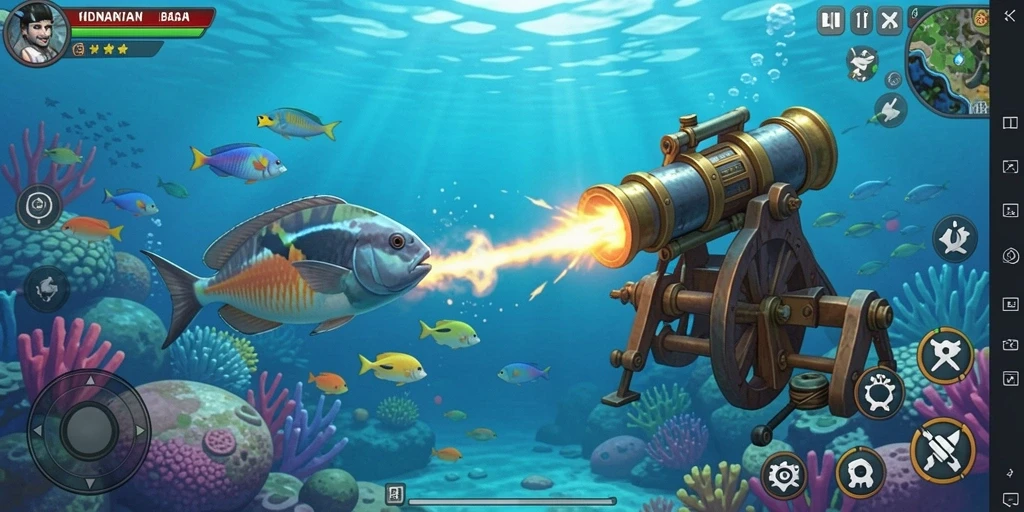 wg87 - Latar belakang yang kaya detail dan menawan.